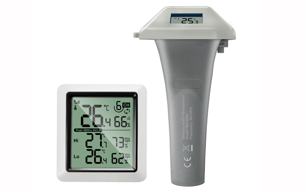 WH0298 Wireless Floating Pool & Spa Thermometer